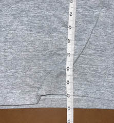VINTAGE WESTERN XXL ATHLETIC DEPT. HALF SLEEVE T-SHIRT Grey V-Neck College WIU