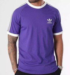 NEW MENS ADIDAS ORIGINALS CALIFORNIA 3 STRIPES TREFOIL SHIRT -SIZE SMALL IZ2369