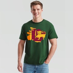 Sri Lanka Flag Travel Mens T-Shirt National Heritage