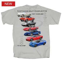Joe Blow Nothing but Corvette Vintage American Muscle Cars Mens T Shirt CVNBC3
