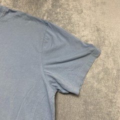 L.L. Bean T Shirt Mens XL Blue Cotton Henley Neck Casual Summer Traditional Fit