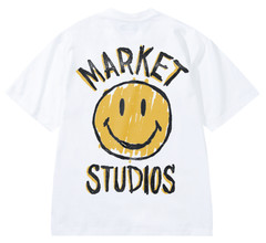 Chinatown Market Studios Smiley Doodle T-Shirt White Brand New Withtags