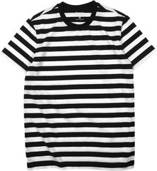 Mens Short Sleeve Striped T Shirt Casual Cotton Stretch Tee for Summer Layering