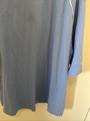 Vintage Foot Locker 2XL Blue Shirt Cotton Raglan Contrast Collar Y2K Streetwear