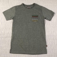 Beautiful Giant Shirt Men Large Gray Tribal Pocket Tee Heather Aztec Crewneck