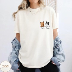 Custom Pet Portrait Dog Cat Comfort Tee Personalized Animal