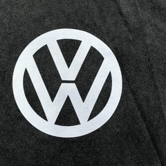 Volkswagen Shirt Mens Medium Charcoal Gray Rabbit Racing Graphic Tee Tagless VW