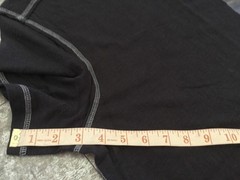 Men’s Shirt Calvin Klein Sz L Pullover V Neck Straight Hem Black New NWTs