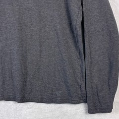 Faherty TShirt Mens M Gray Cloud Cotton Preppy Classic Long Sleeve Huckberry