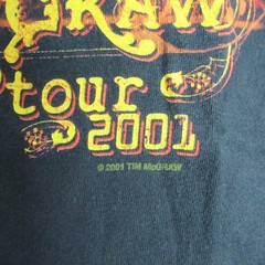 Vintage Tim McGraw T Shirt Mens Medium Black On Tour 2001 Country Music Y2K Tee