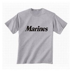 MARINES CORP TEE PHYSICAL TRAINING SHIRT USMC MARINE