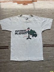 Vintage Pink Panther Platoon 80s Kids Shirt Jeep Army Cascade Mountain Tee XS