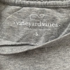 Vineyard Vines Football Field Green Whale Gray Graphic SS T-Shirt Men’s Size S