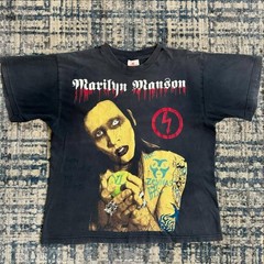 90s MARILYN MANSON MEXICAN BOOTLEG AOP Vintage T-Shirt Reprint