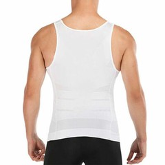 Men Compression Body Shaper Summer Cooling T-Shirt Slimming Vest Gym Tank Top US