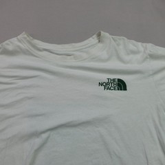 The North Face Men’s XXL Long Sleeve T-Shirt White Green Logo Graphic Tee Cotton