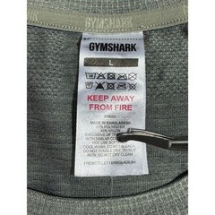 Gymshark Mens Green Graphic Workout Shirt Size Large
