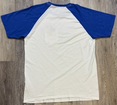 Vans x Disney Donald Duck Shirt Raglan Baseball Chest Pocket Graphic Tee Large