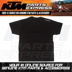 NEW KTM BLACK LOGO TEE SIZE XX-LARGE 48% POLYESTER / 52% COTTON 3PW250052206