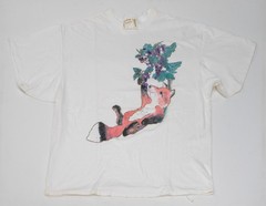 True Vintage 90s Fox Art Tee 3XL Beach Shirt Mom Humor Wine Loungewear Oversized