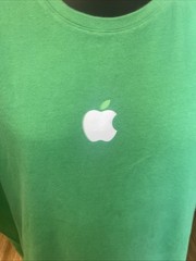 Apple T-Shirt Sz 3XL Leave The World Better Than You Found It Green Computers
