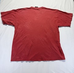 Vintage Zion Rootswear Bob Marley Shirt Size 2XL Red Guitar Reggae Band Music