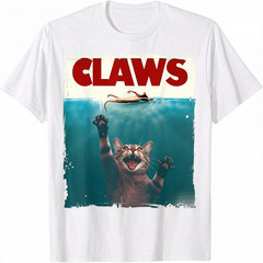Claws Funny Cat I Love Cat Paws Cat Parody Animal Unisex T-Shirt