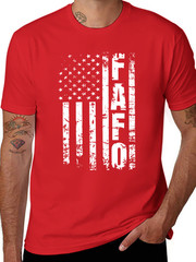 FAFO American Flag Graphic T-Shirt