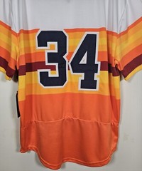 Maxi Milian Jersey Size XL Chest 24 Inches Star Shirt New Orange White