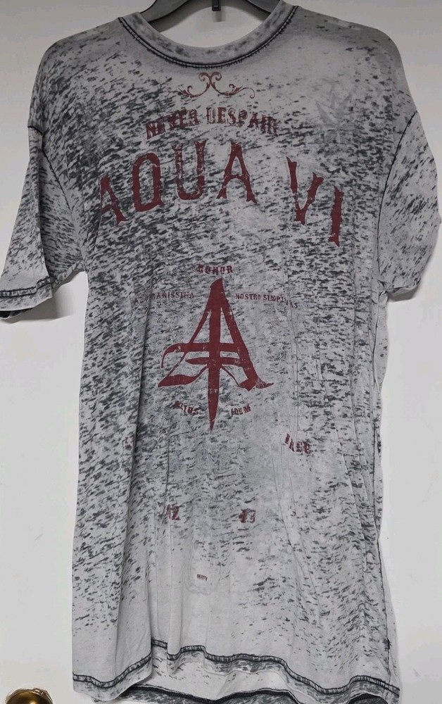 Aqua VI Never Despair Super Soft and Thin T-shirt, Men XL