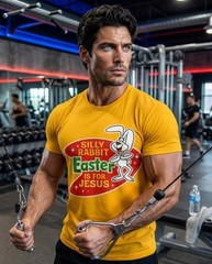 🐰✝️Silly Rabbit Easter Is For Jesus T-Shirt Easter Christian Tee funny custom