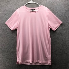 Brooks Brothers Supima Cotton Performance T Shirt Mens L Pink Short Sleeve