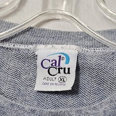 Vintage Cal Cru Houston T-Shirt Men’s Size XL Single Stitch Ribbed Knit Texas