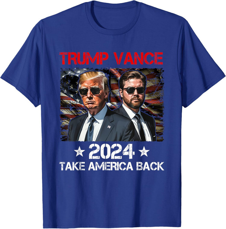 Trump Vance 2024 Take America Back USA Election Gift Unisex T-Shirt