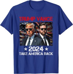Trump Vance 2024 Take America Back USA Election Gift Unisex T-Shirt
