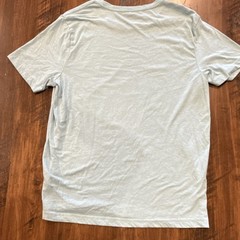 Hurley Men’s Light Blue Graphic Logo Crew Neck Short Sleeve T-Shirt, Size L