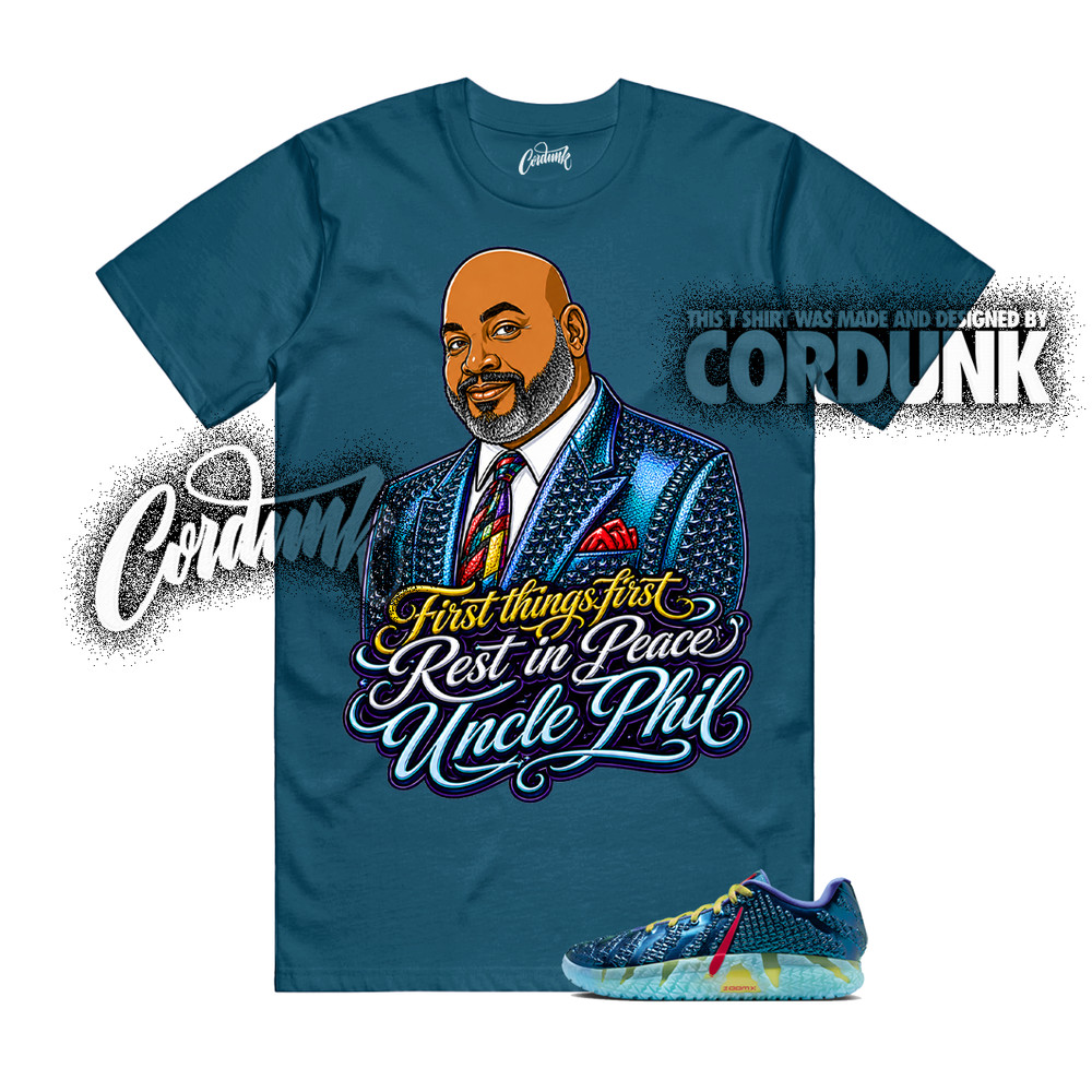 Ja 3 Unc Blue Phil Chill Uncle Zitron T Shirt Match UNC