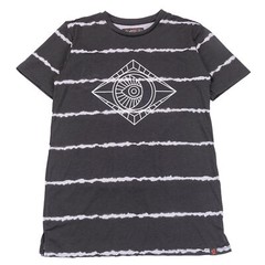 Beautiful Giant Devil’s Eye Fashion Striped T-Shirt Crew Neck Sport for Gym Tee