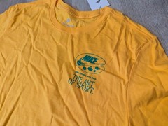 Nike The Art Of The Sport T Shirt Yellow Mens Medium NWT