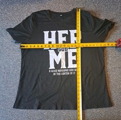 Her God Me -A Good MARRIAGE HAS GOD IN THE CENTER OF IT – 1XL Tee Black T-shirt
