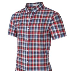 Mens Classic Leisure Outdoor Shirt Short Sleeved Comfort Summer Short Shirt