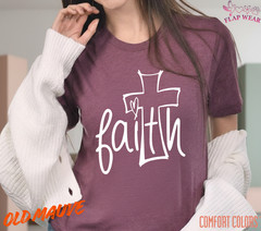 Unisex Faith Over Fear T-Shirt, Men T shirt,Women T shirt Gift Christian Top