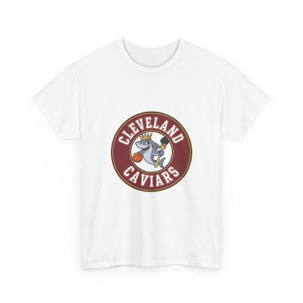 Cleveland Caviars Logo Tee | Basketball Team Shirt, Funny T-Shirt Parody, Humor
