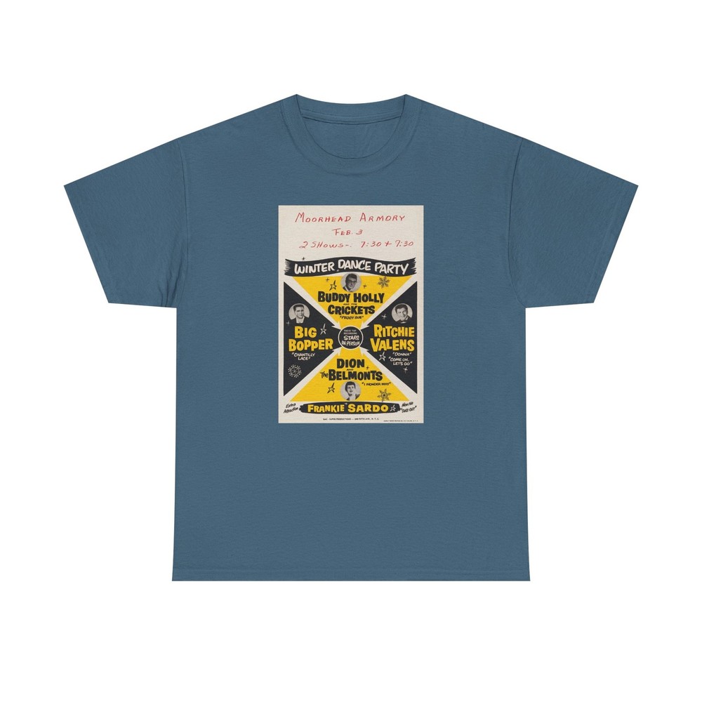 The Day the Music Died, Buddy Holly, Ritchie Valens, Last Show T-Shirt