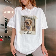 Custom Pet Photo Comfort Tee Personalized Dog Cat Picture