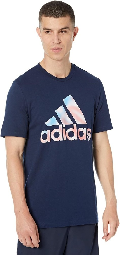 Adidas Americana Badge of Sport Tee Collegiate Navy Size S