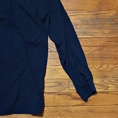 Carhartt Men’s XL T-Shirt Navy Long Sleeve Crew Neck Loose Fit Logo K126