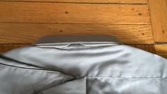 1960s Vintage Klopman Poplin Gray Work Shirt NOS Deadstock USA Small