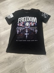 Grunt Style Freedom All Gave Some,Some Gave All Graphics American Flag T Shirt
