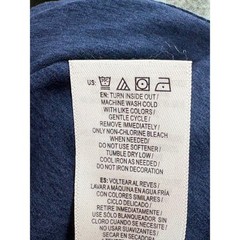 Reebok Hoodie T-Shirt Navy Blue Long Sleeve Performance Stretch XL
